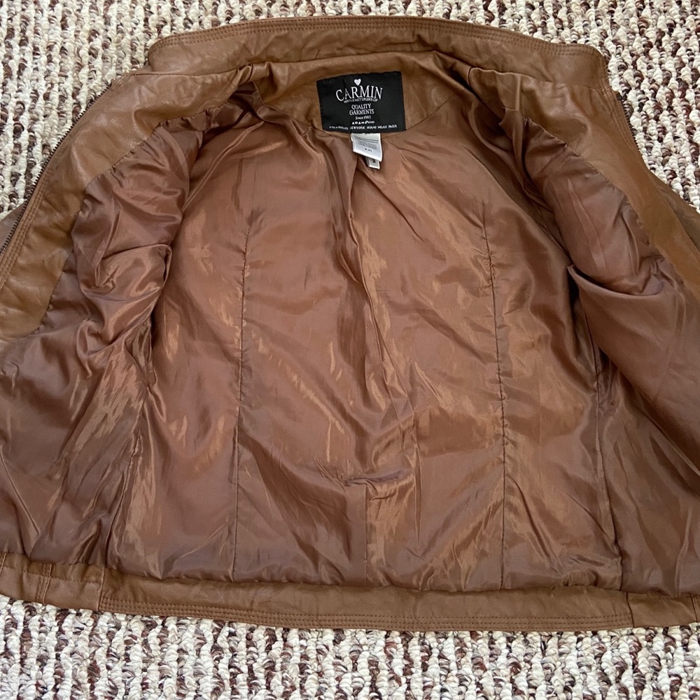 Carmin Faux Leather Jacket - Picture 9 of 15